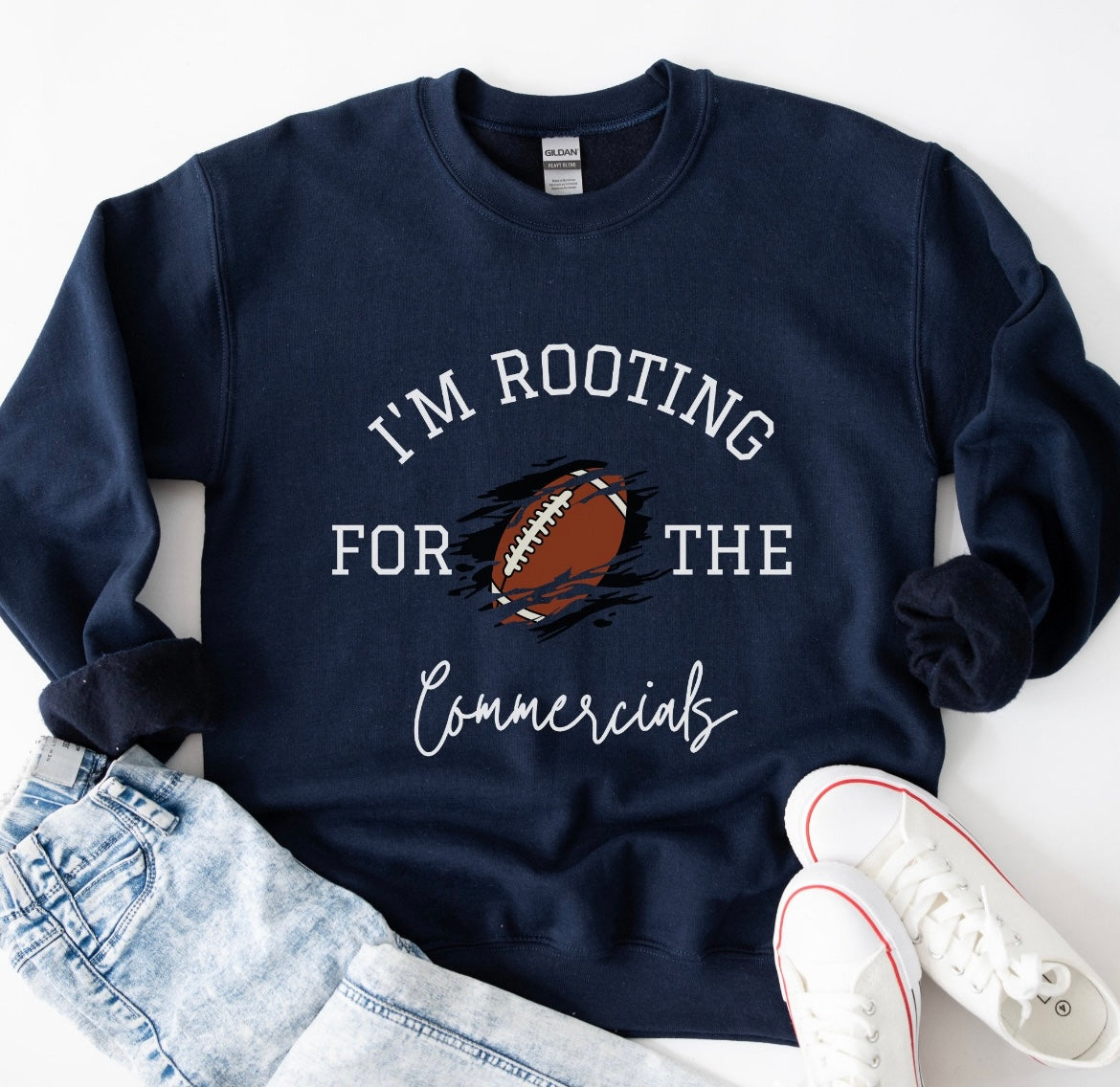 I'M ROOTING FOR THE COMMERCIALS