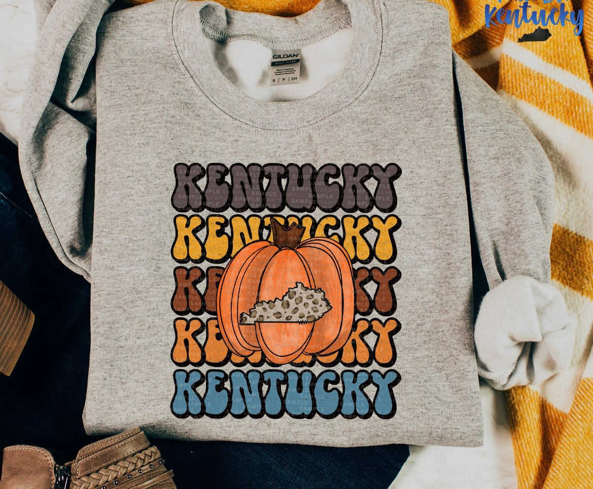 FALL COLORS KENTUCKY WITH PUMPKIN