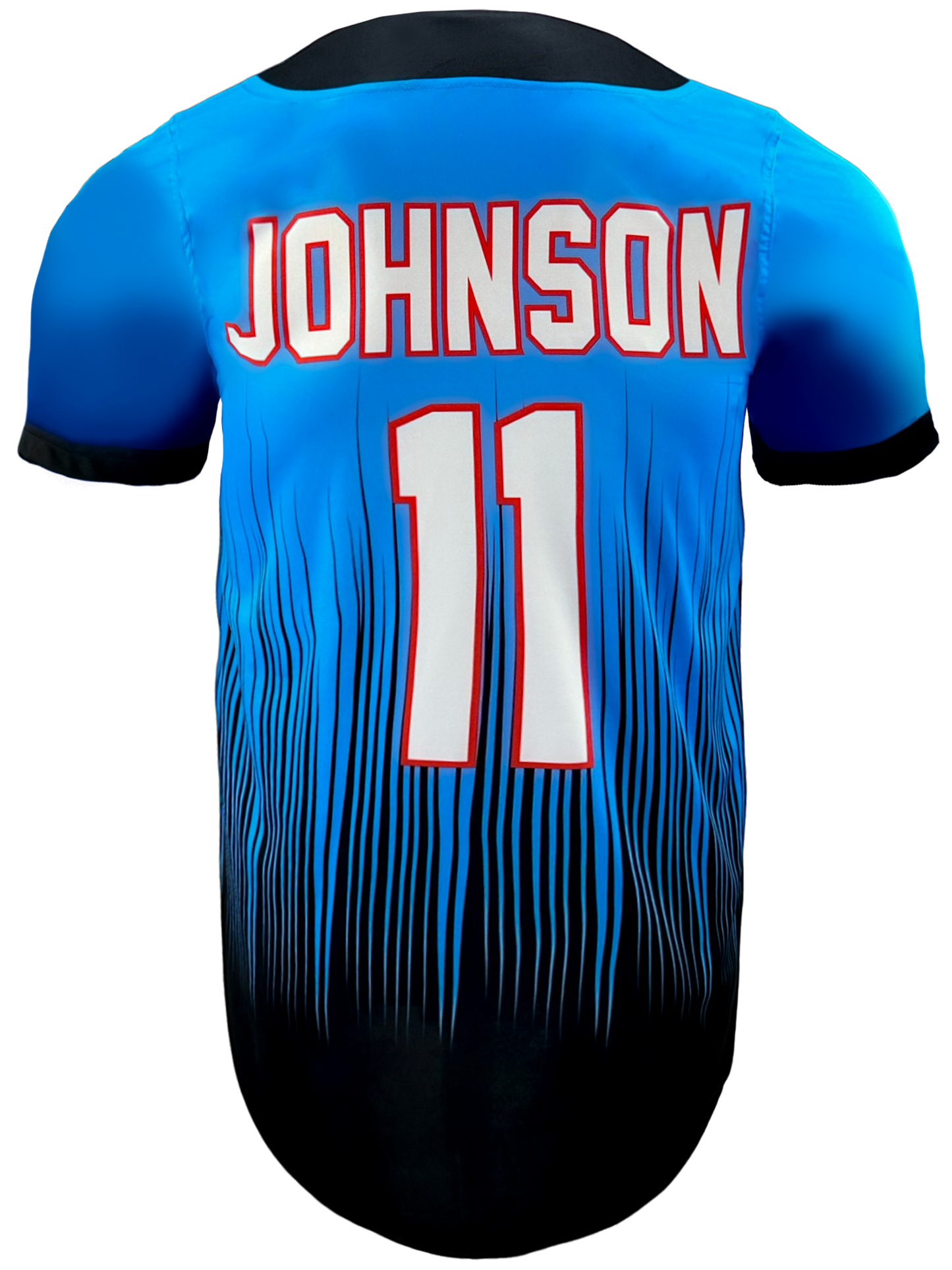 Short Sleeve Faux Full Button Baseball Jersey