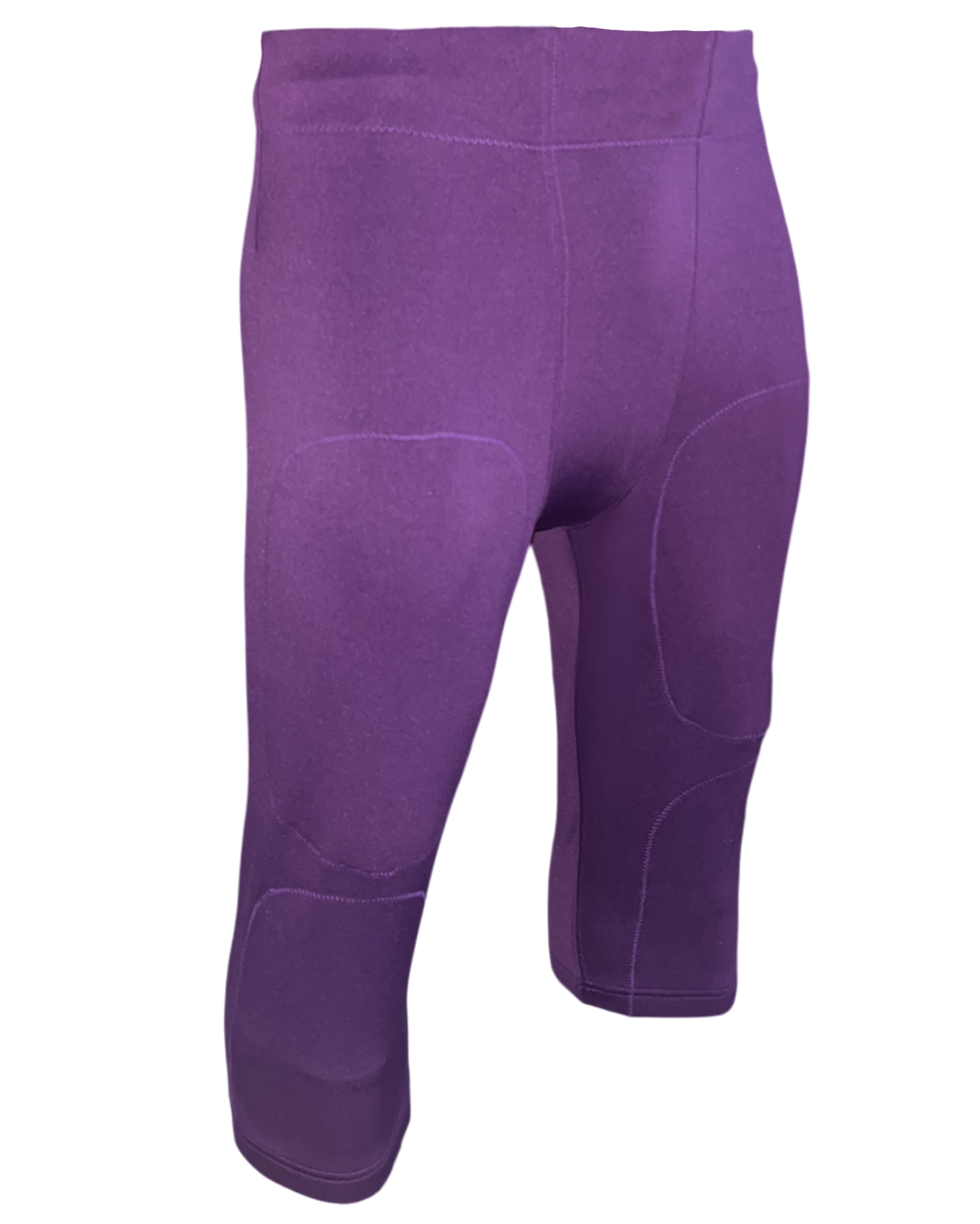Dyed Pullup Football Pants w/ Drawstring and Pad Pockets Solid Color