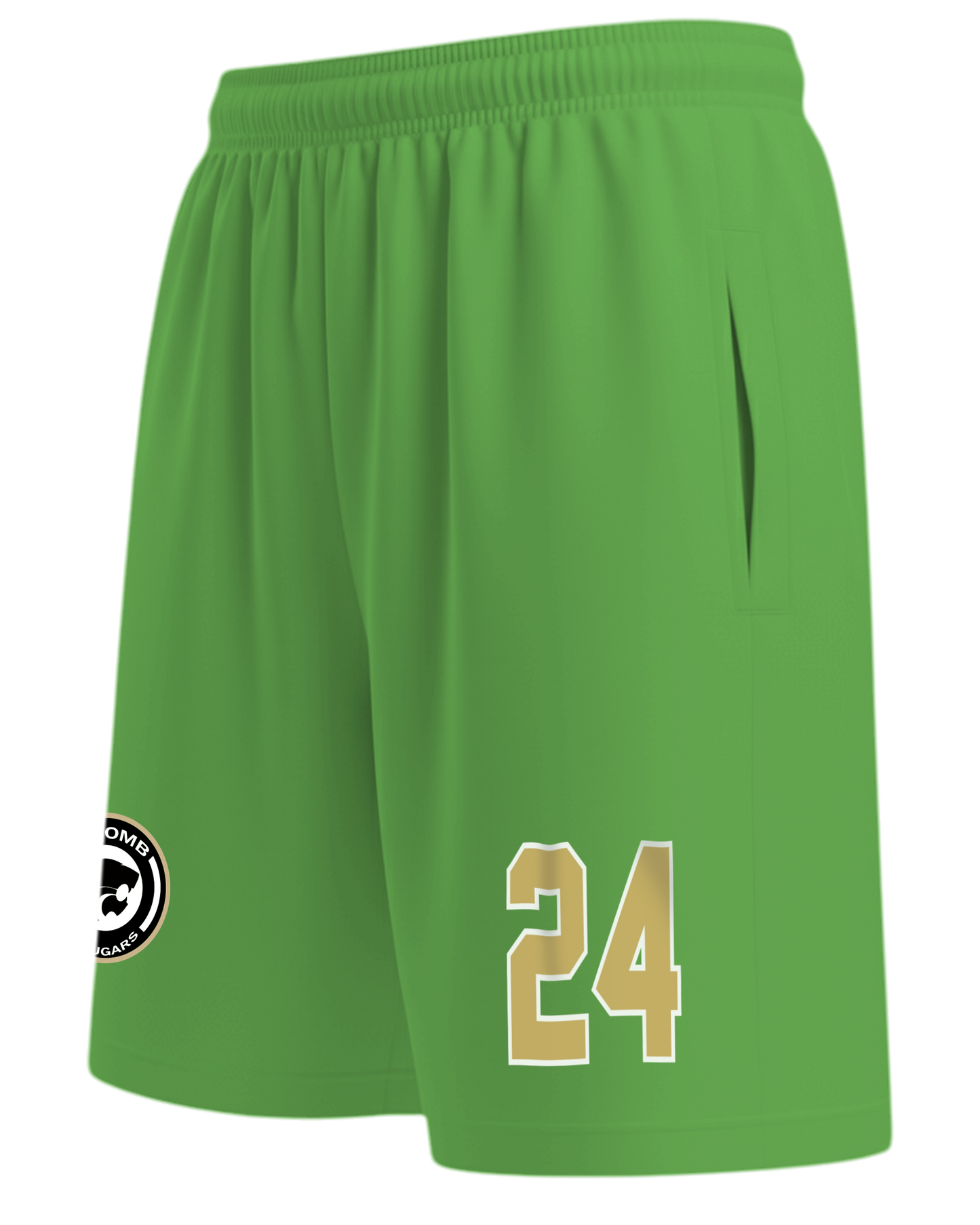 Dyed Full Length Multi-Sport Training Shorts with Pockets