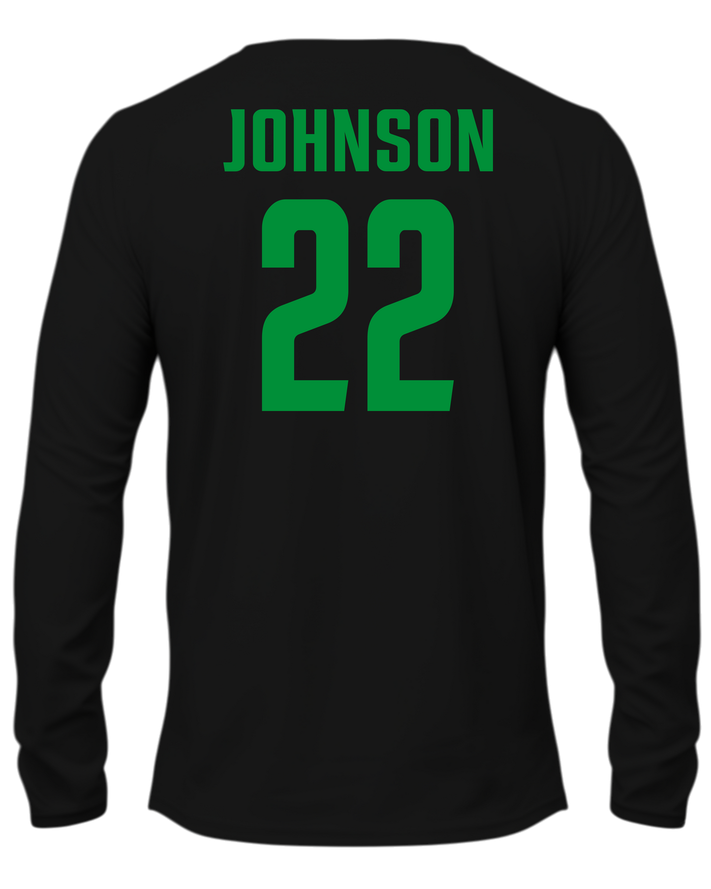 Dyed Long Sleeve Crew Neck Soccer Tee
