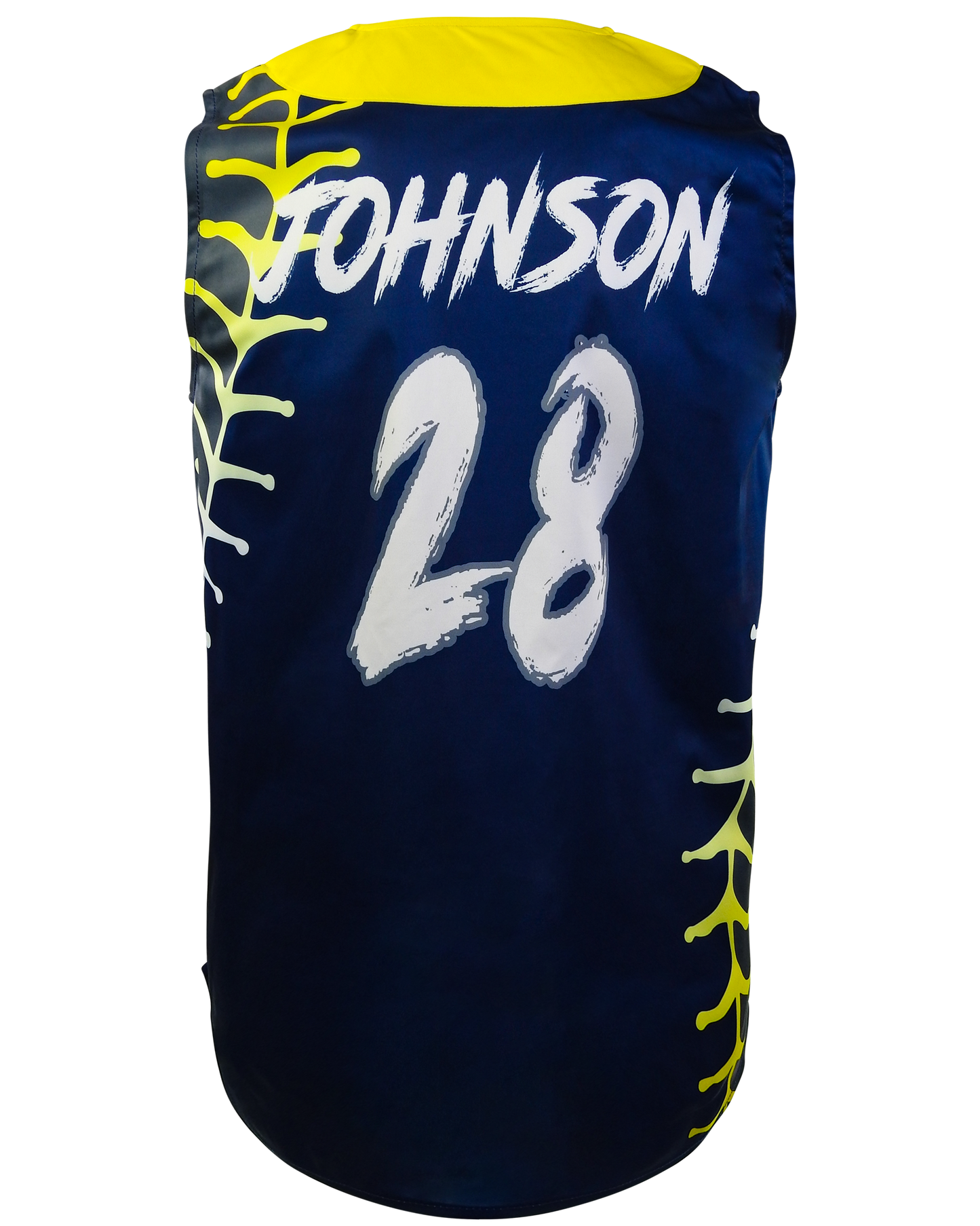 Full Button Sleeveless Baseball Jersey