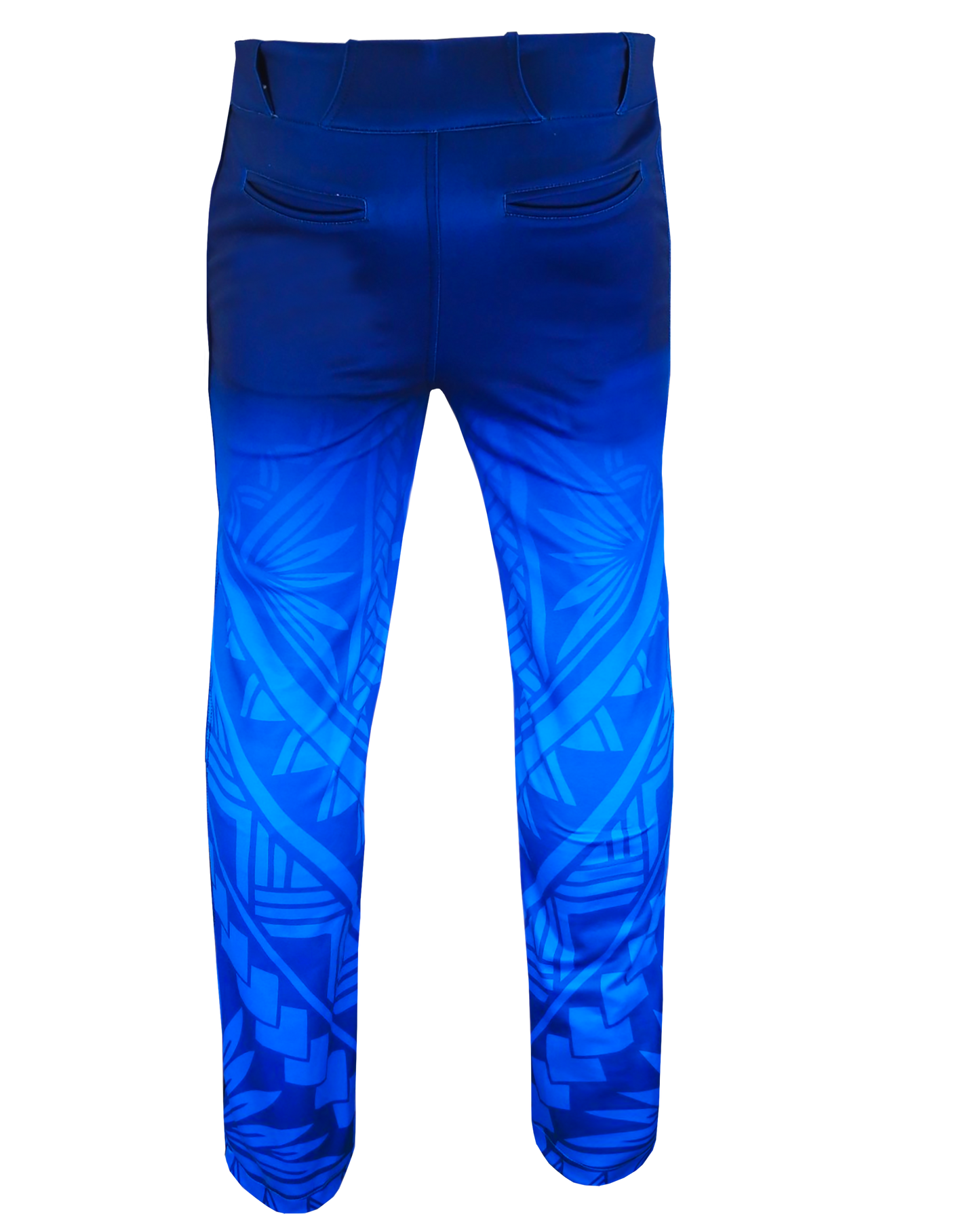 Full Sublimation Tapered Open-Bottom Baseball Pants w/ Piping