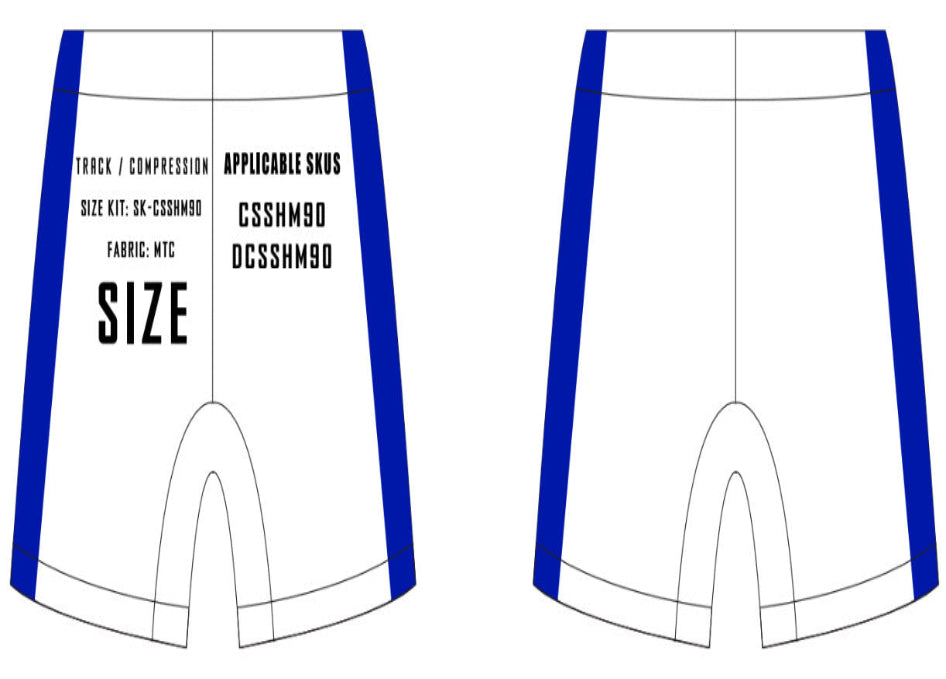 9" Male Compression Shorts