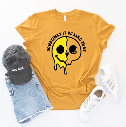 SOMETIMES IT BE LIKE THAT SKELETON FACE