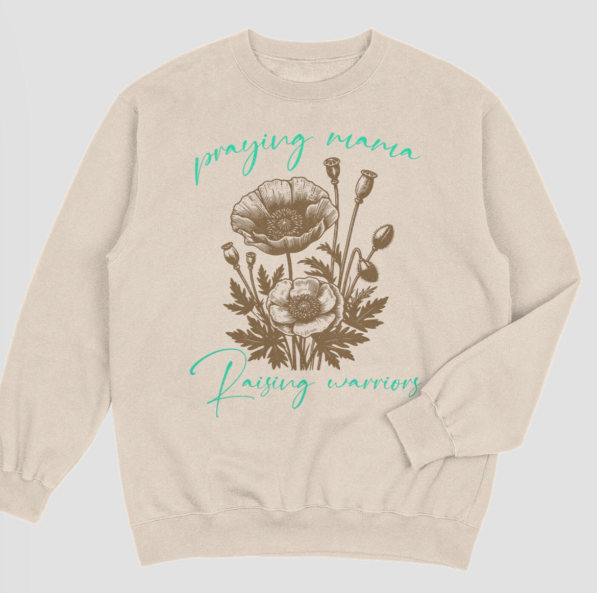 Praying MAMA Raising Warriors with flowers