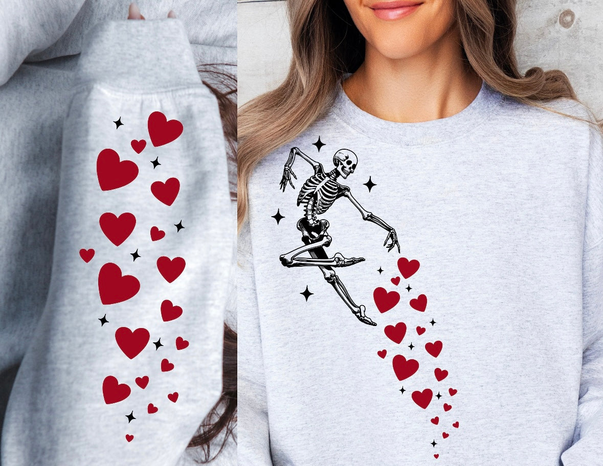 DANCING SKELETON HEARTS