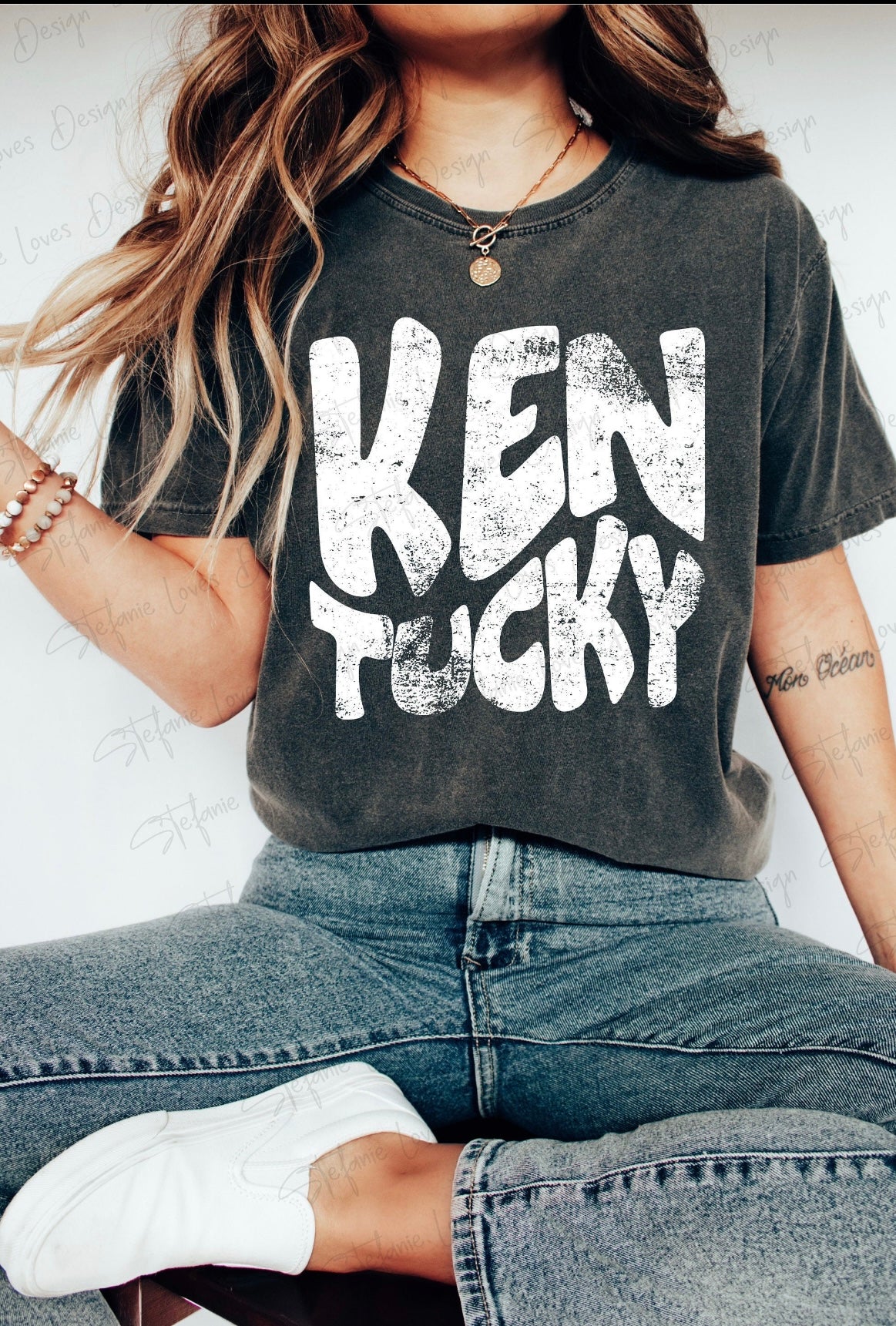 WHITE DISTRESSED KENTUCKY
