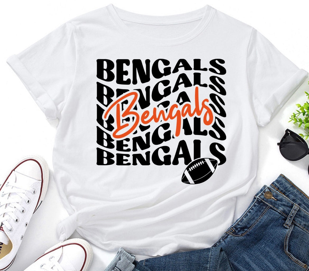 BENGALS, BENGALS, BENGALS, WITH FOOTBALL