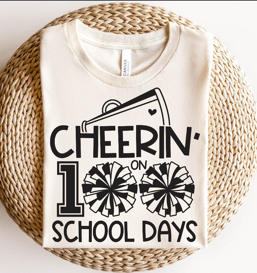 CHEERIN ON 100 SCHOOL DAYS