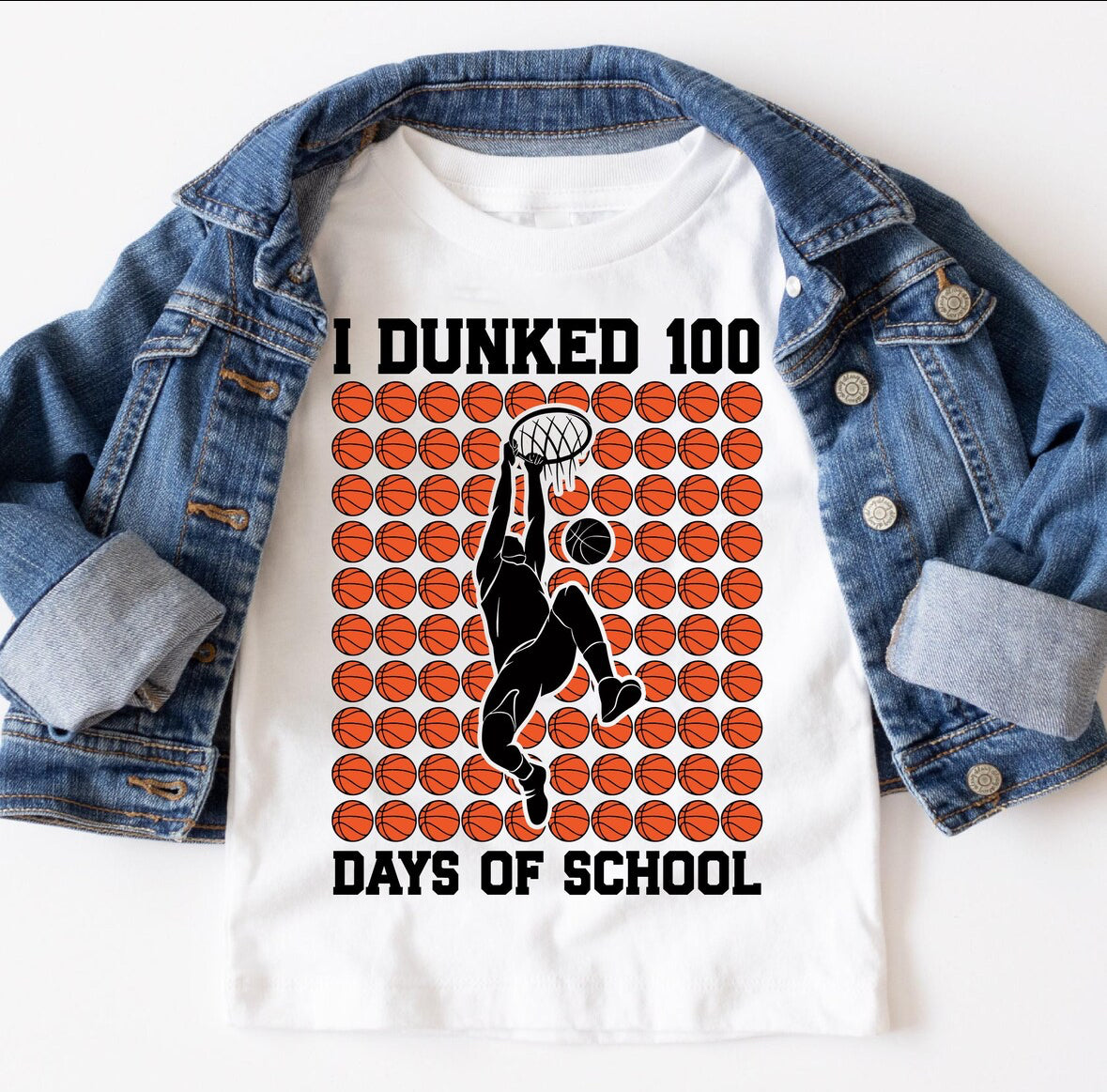 I DUNKED 100 DAYS OF SCHOOL