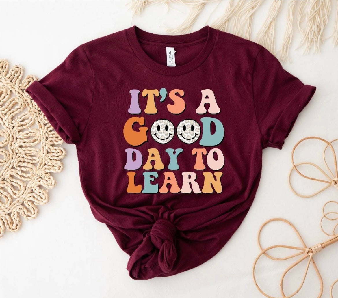 IT'S A GOOD DAY TO LEARN
