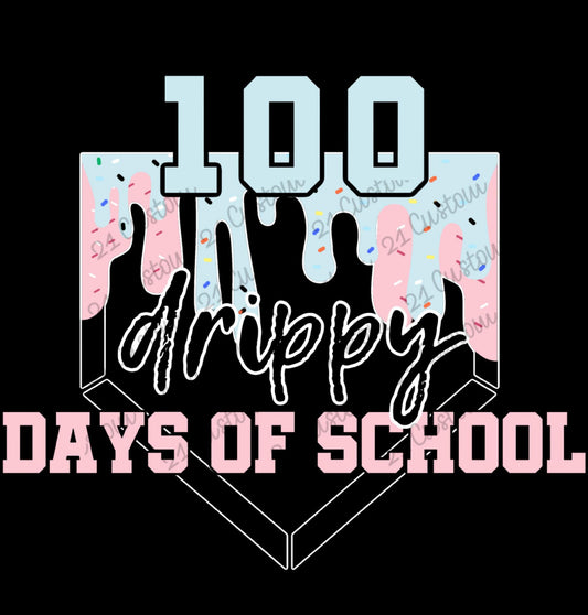 100 DRIPPY DAYS OF SCHOOL HOME PLATE
