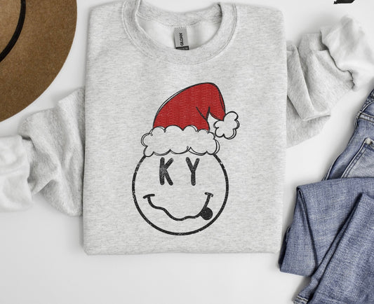 KY SMILEY SANTA HAT