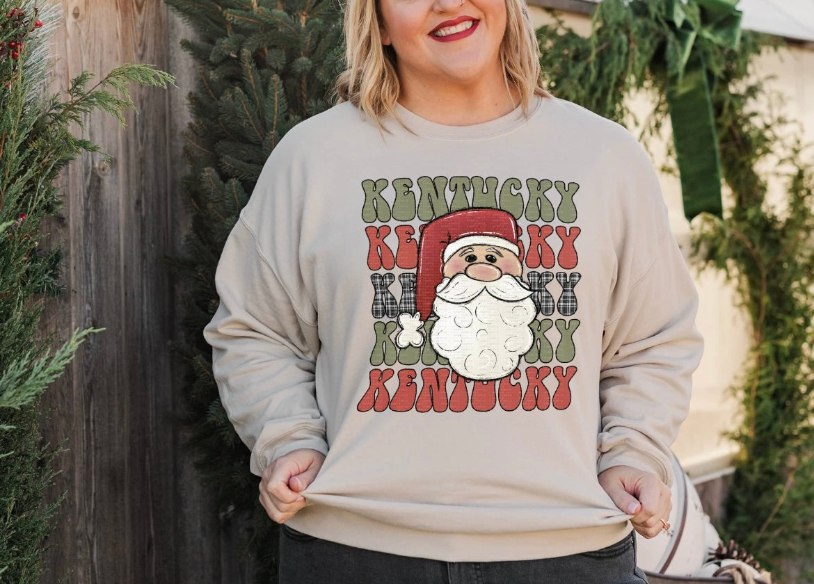 SANTA RED AND GREEN KENTUCKY