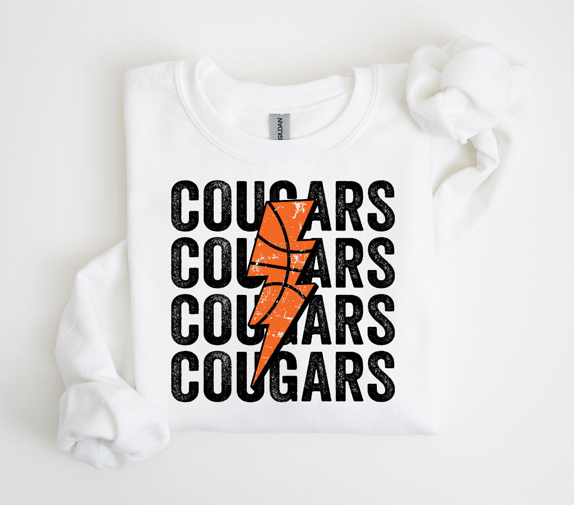 COUGARS WITH BASKETBALL BOLT