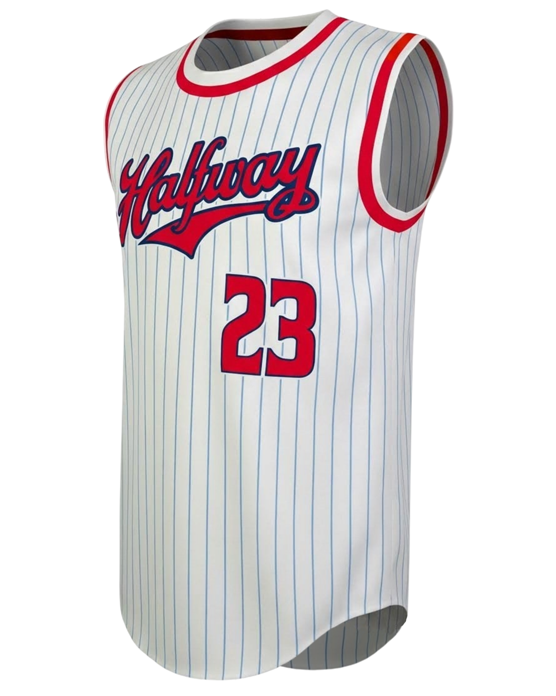 Sleeveless Crew Neck Baseball Jersey