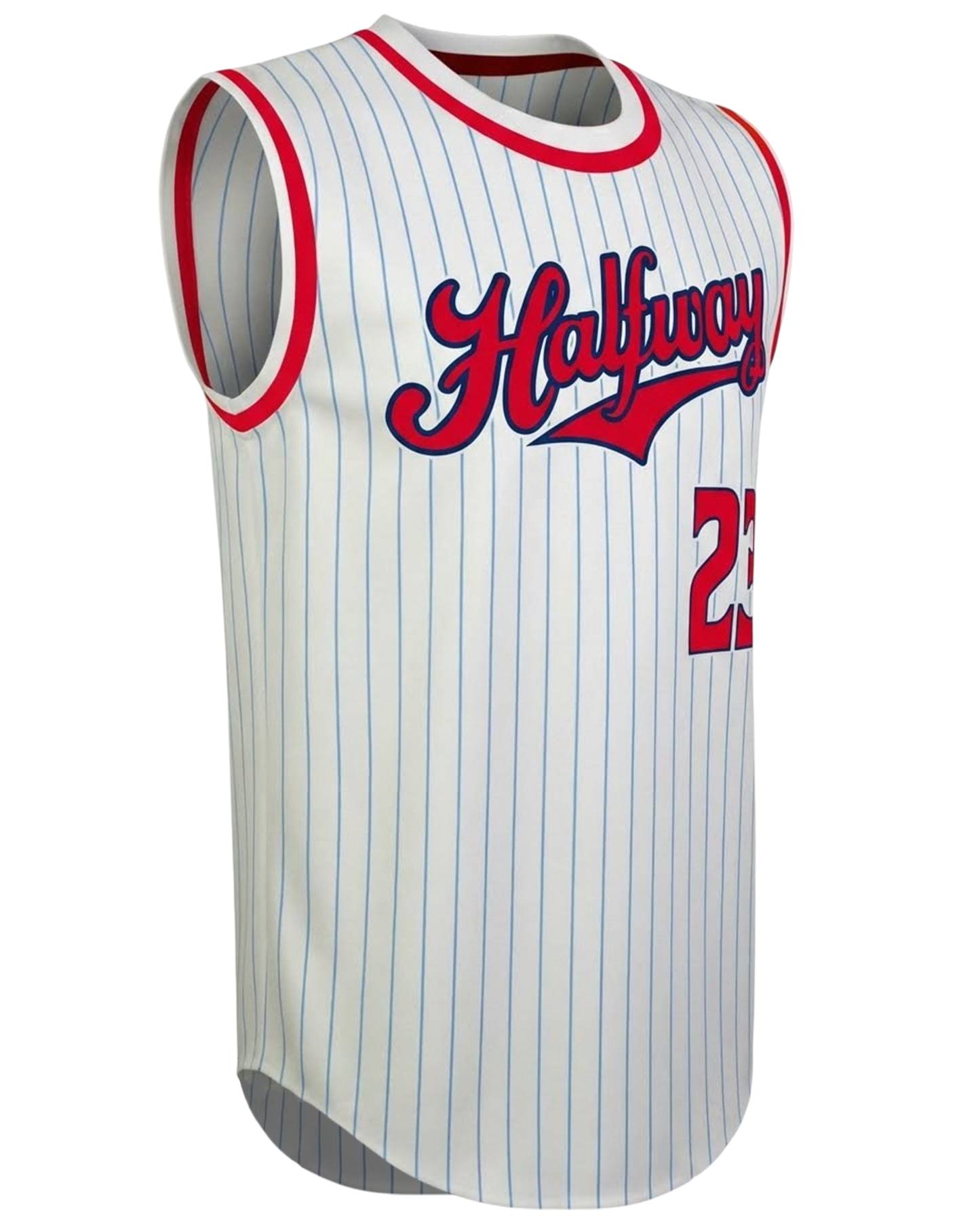 Sleeveless Crew Neck Baseball Jersey