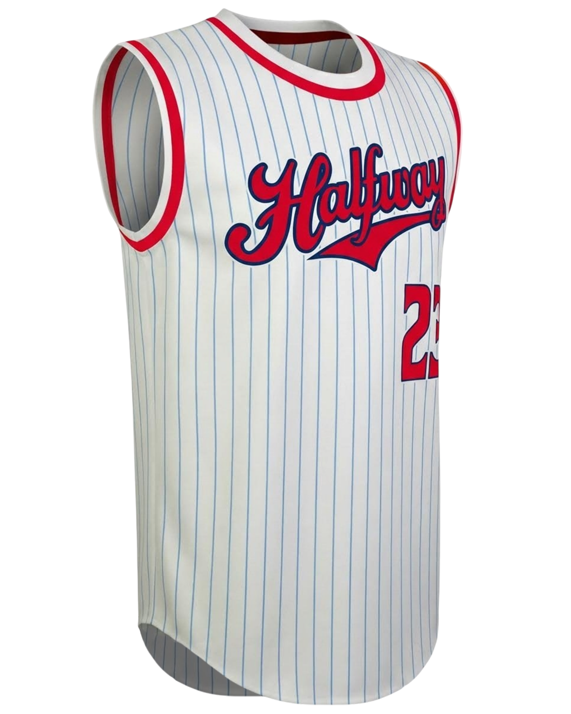 Sleeveless Crew Neck Baseball Jersey