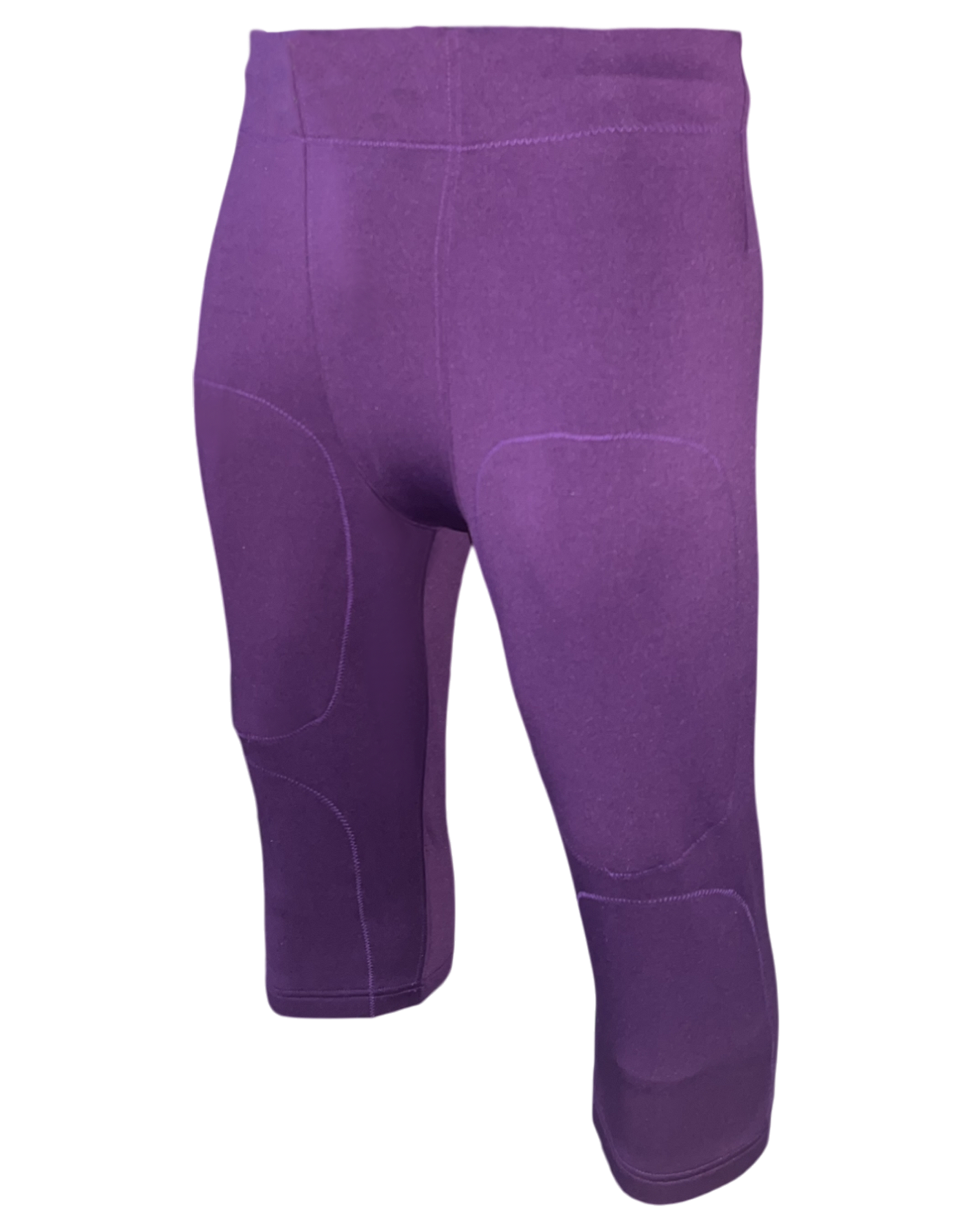 Dyed Pullup Football Pants w/ Drawstring and Pad Pockets Solid Color