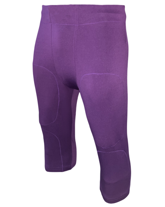 Dyed Pullup Football Pants w/ Drawstring and Pad Pockets Solid Color