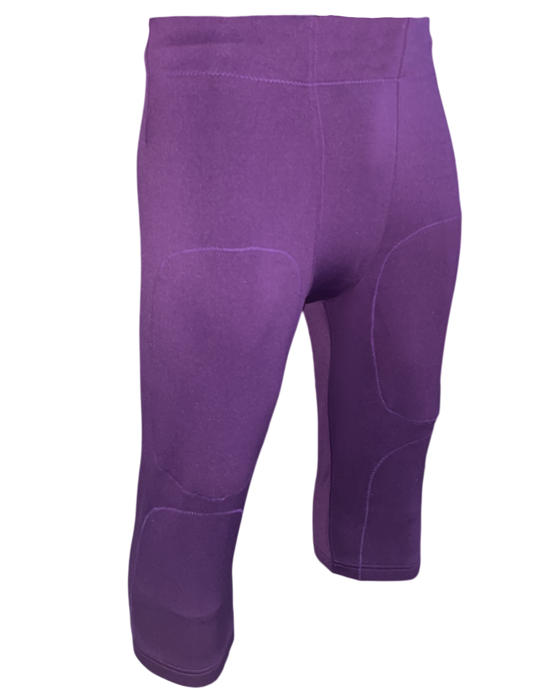 Dyed Pullup Football Pants w/ Drawstring and Pad Pockets Solid Color