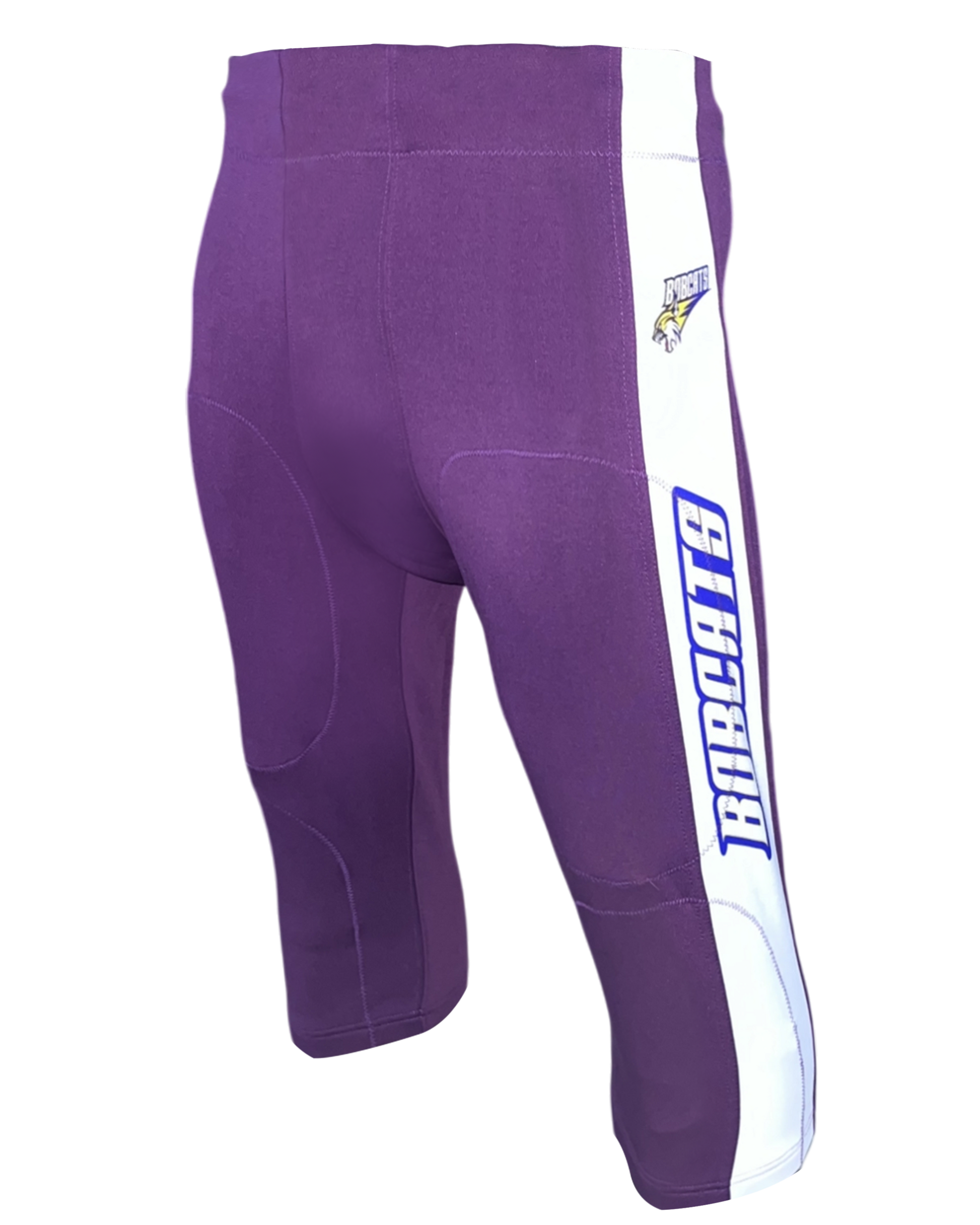 Dyed Pullup Football Pants w/ Drawstring, Pad Pockets and Sublimated Side Panels