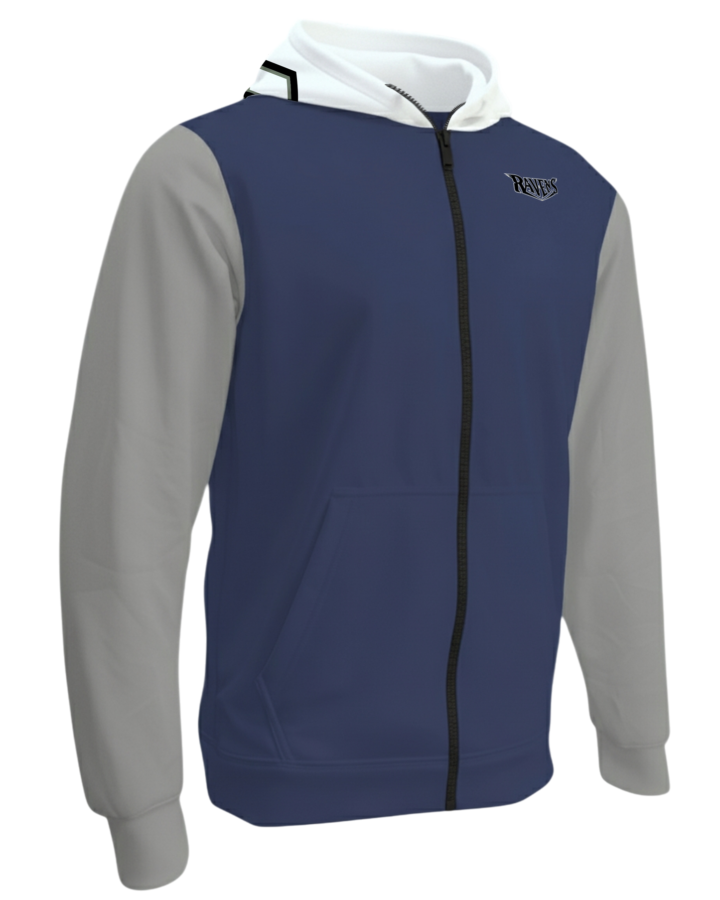 Dyed Heavy Performance Full Zip Fleece Hoodie w/ Front Pocket