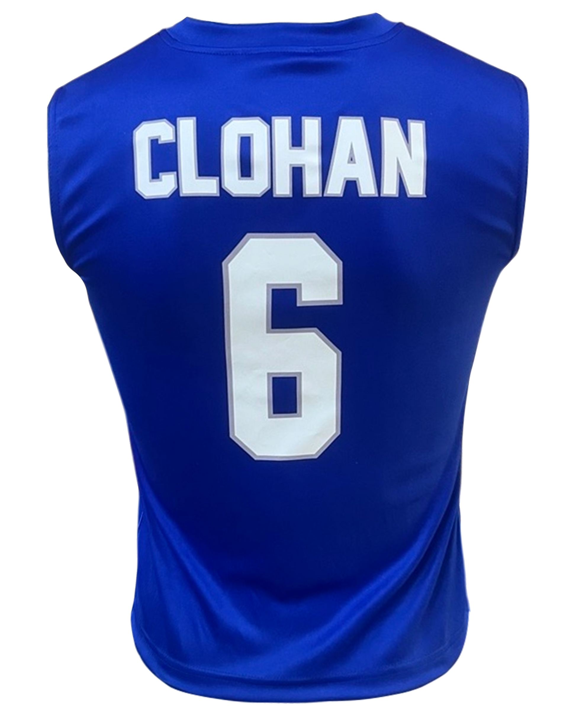 Dyed Sleeveless V Neck Volleyball Tee