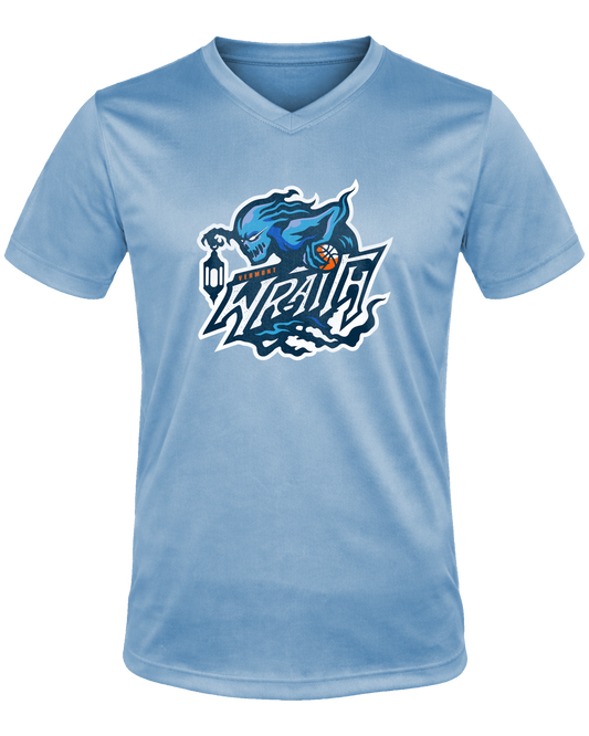 Dyed Short Sleeve V Neck Softball Tee