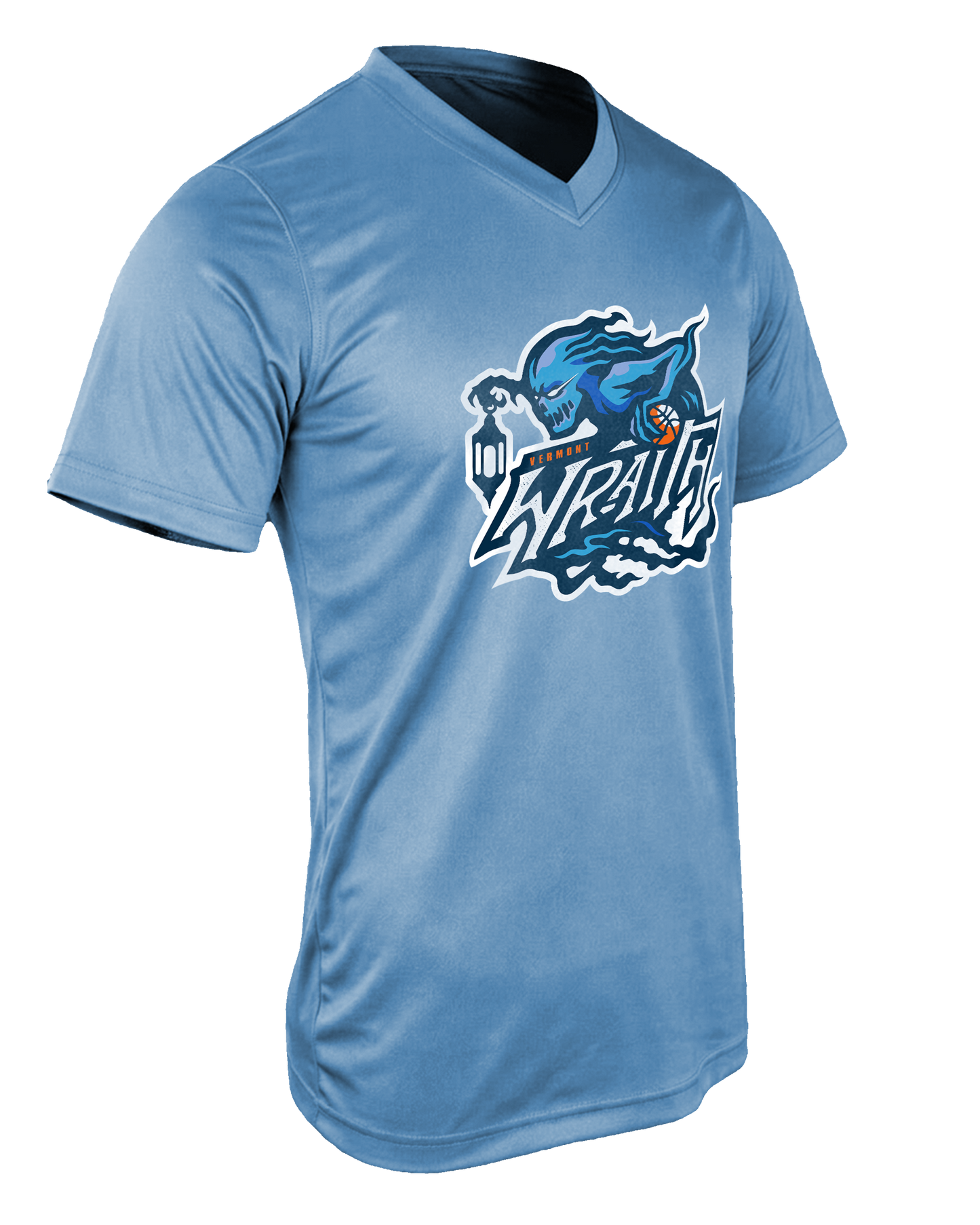 Dyed Short Sleeve V Neck Volleyball Tee