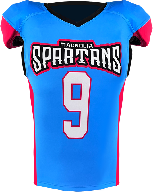 Red Zone Tapered Waistcut Tackle Football Jersey