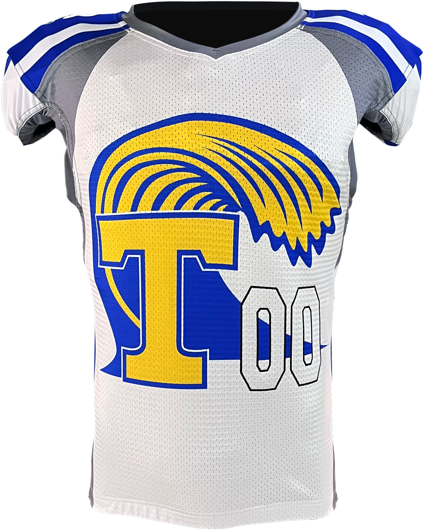 Drive Tapered Waistcut Stretch Mesh Football Jersey