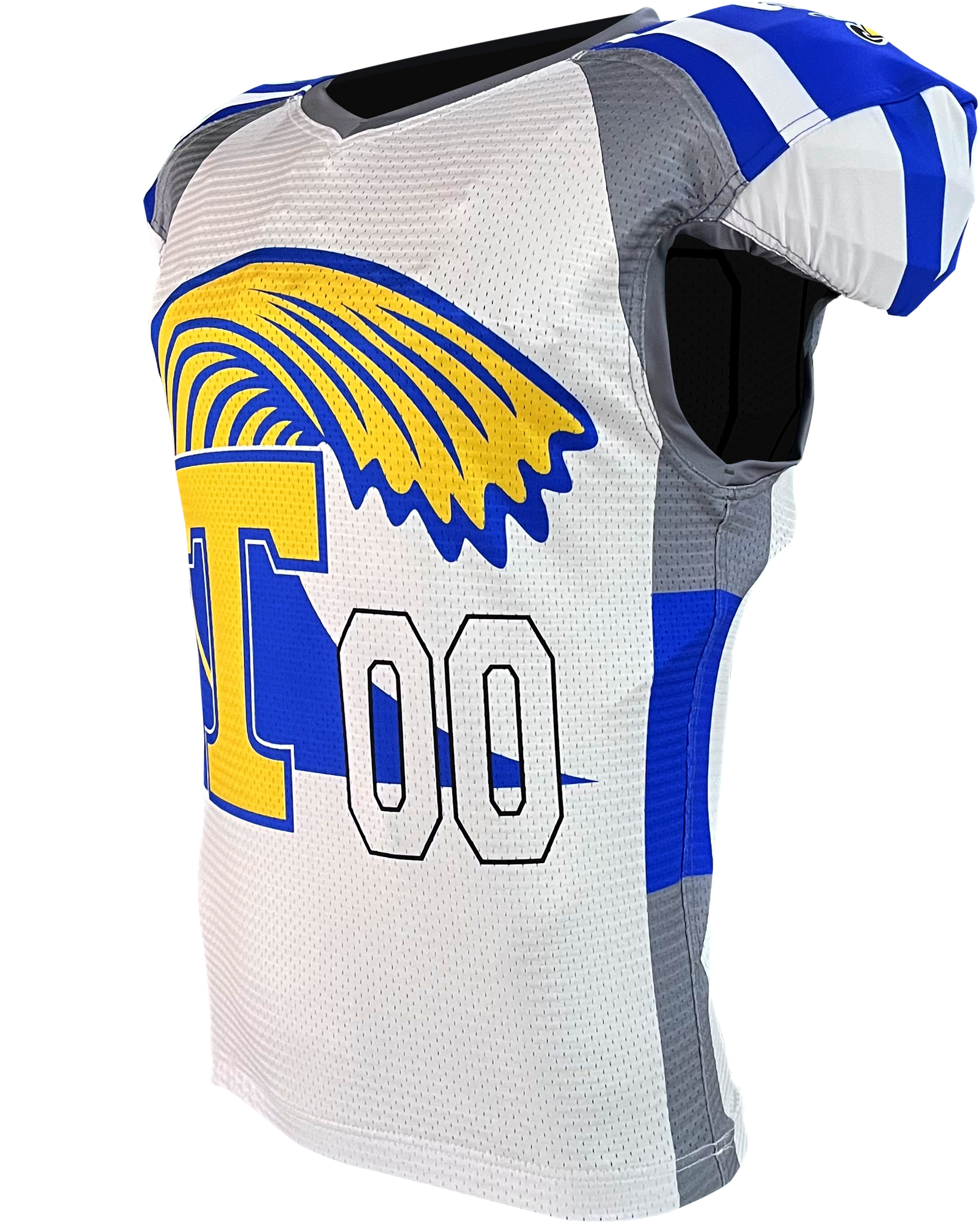 Drive Tapered Waistcut Stretch Mesh Football Jersey