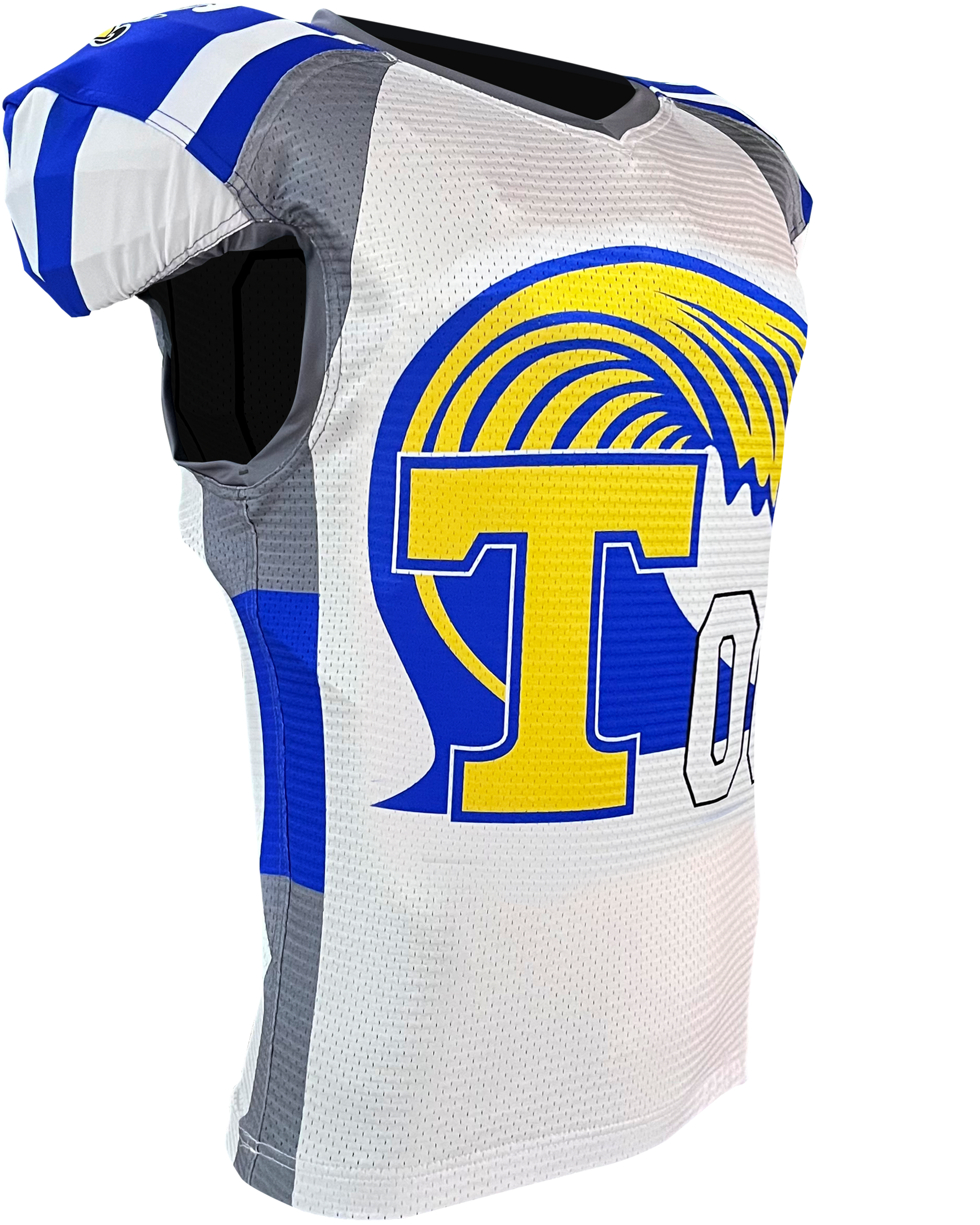 Drive Tapered Waistcut Stretch Mesh Football Jersey