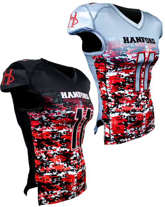 Tapered Nickle Reversible Football Jersey