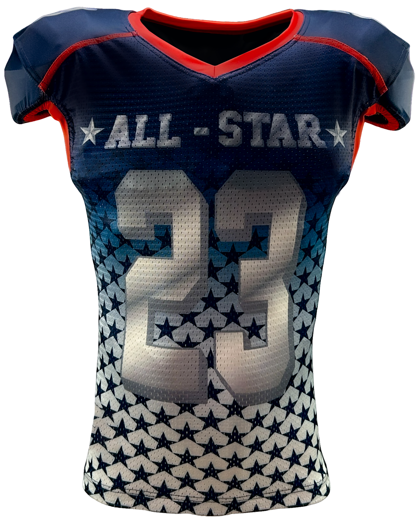Rollout Waistcut Form Fit Stretch Mesh Jersey