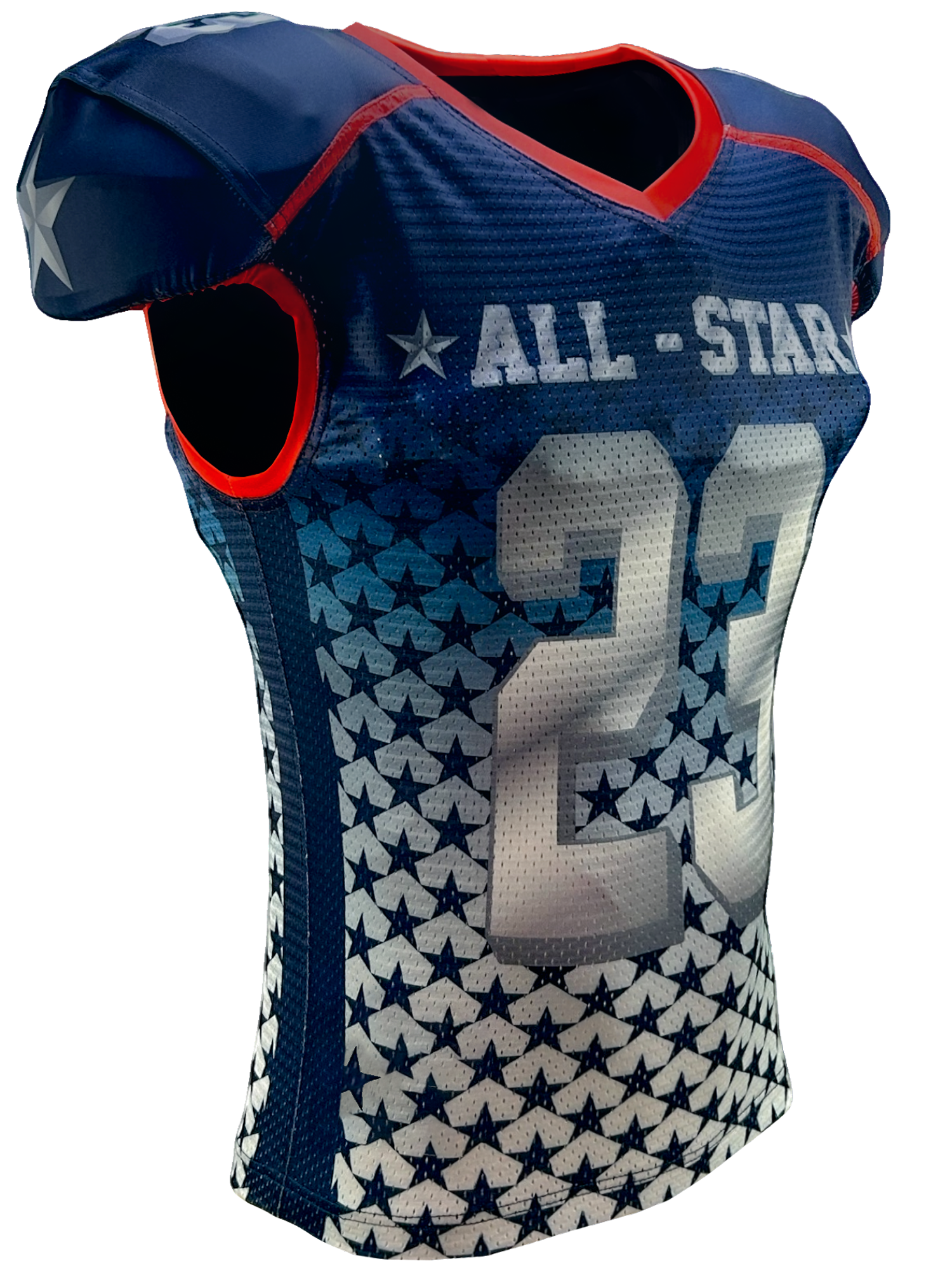 Rollout Waistcut Form Fit Stretch Mesh Jersey