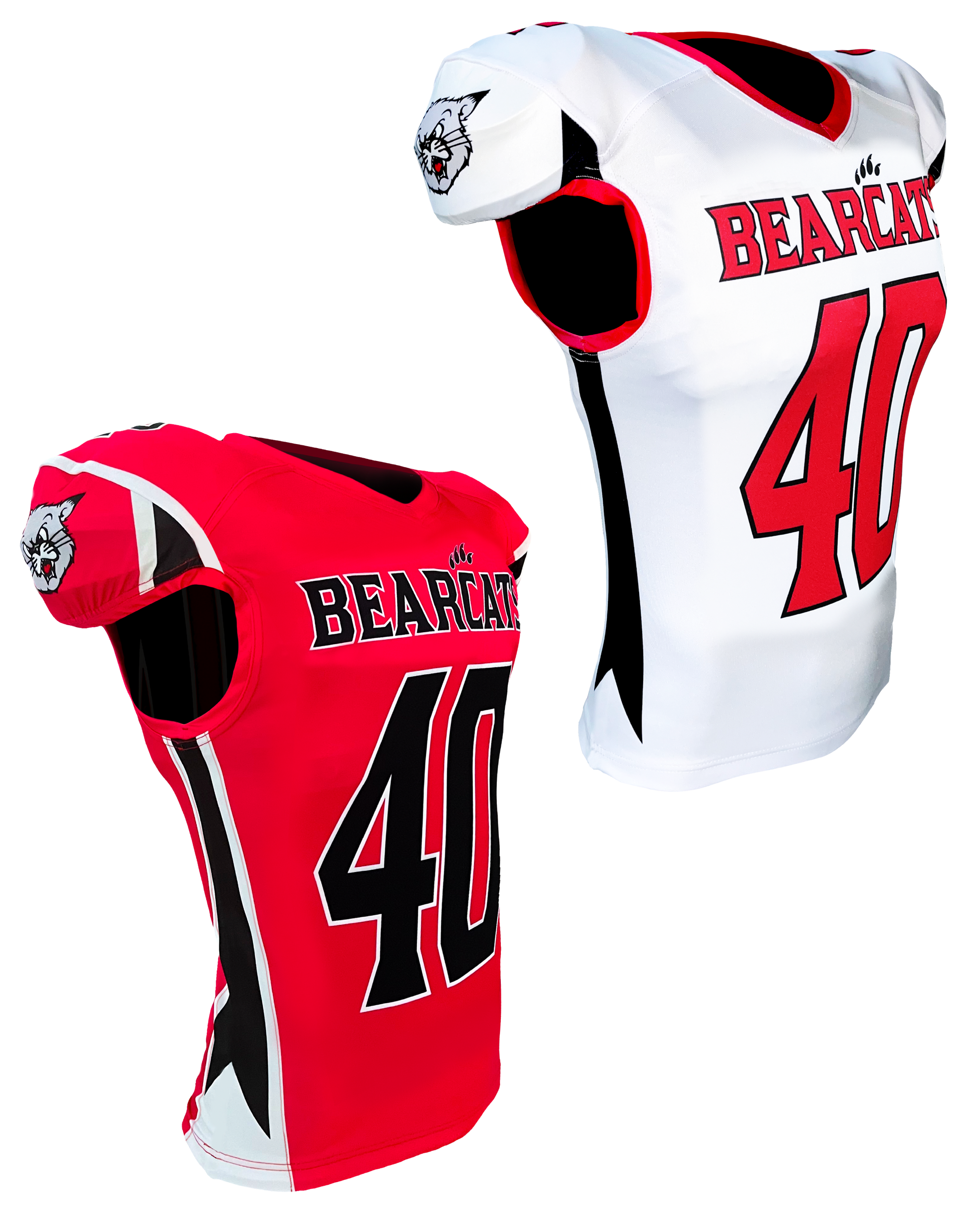 Game Day Tapered Waistcut Tackle Football Jersey Reversible