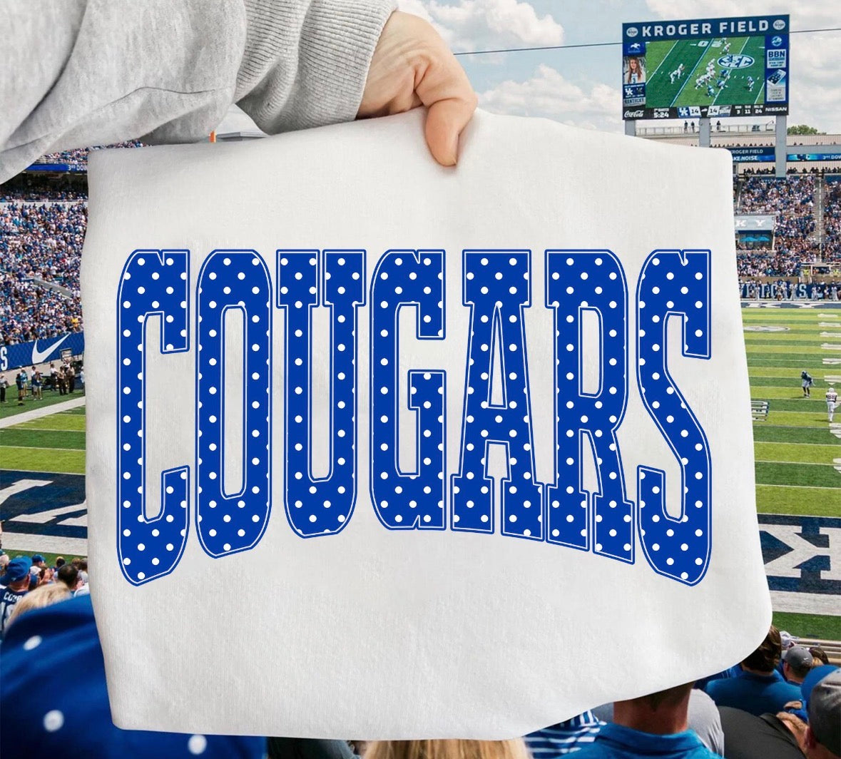Conner Cougars Polka Dot