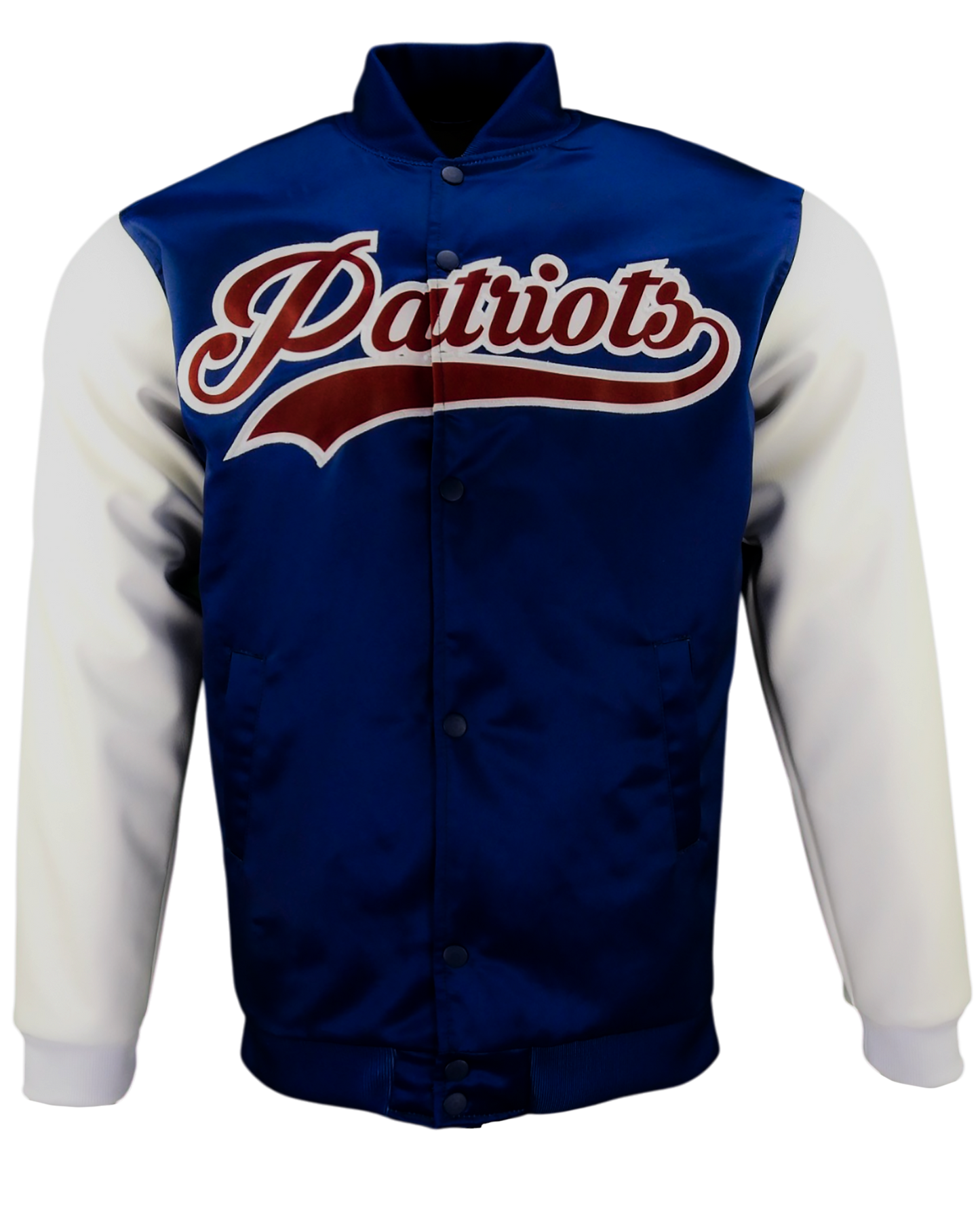 Letterman Jacket w/ Faux Leather Sleeves and Polyquilted Liner