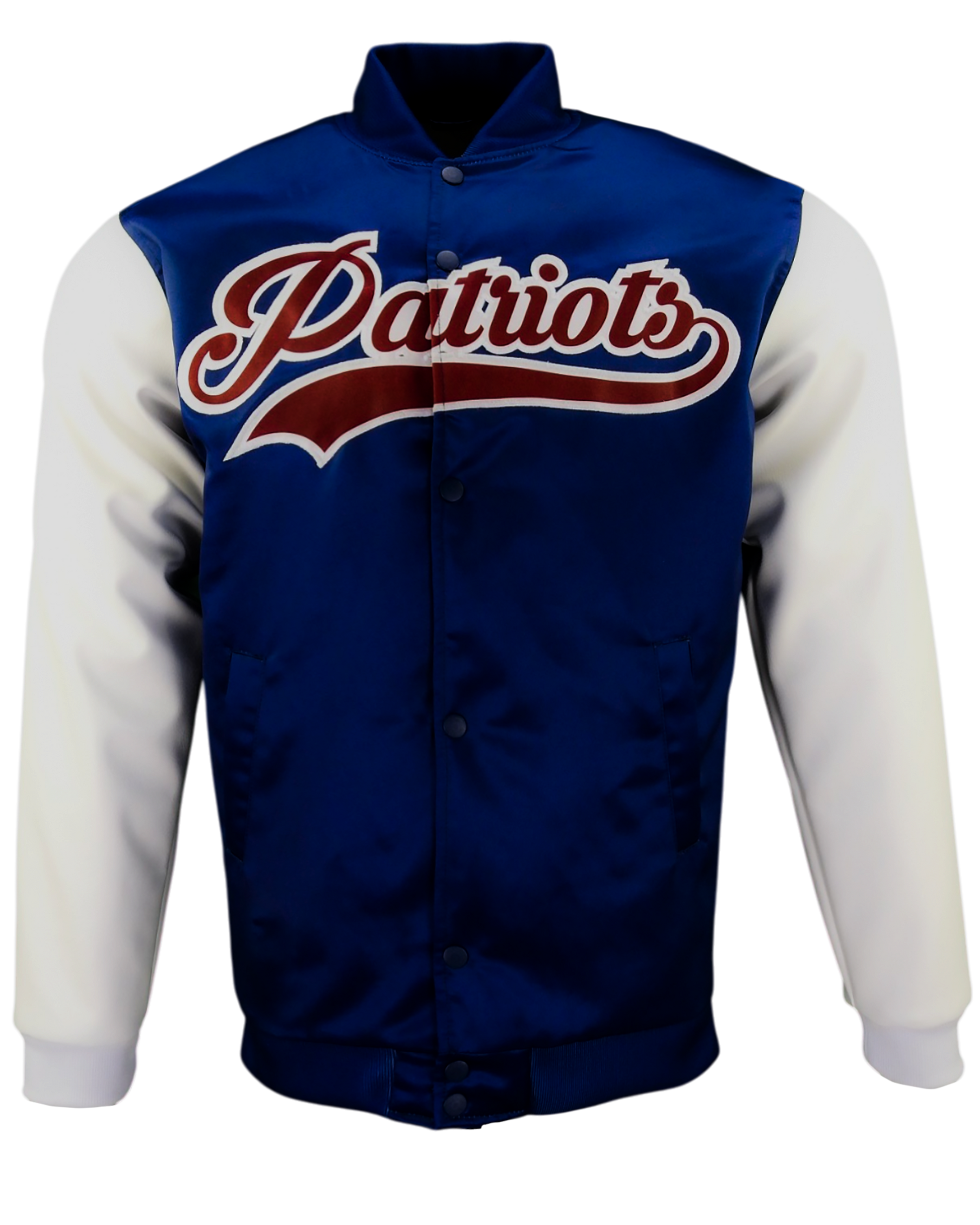 Letterman Jacket w/ Faux Leather Sleeves and Polyquilted Liner