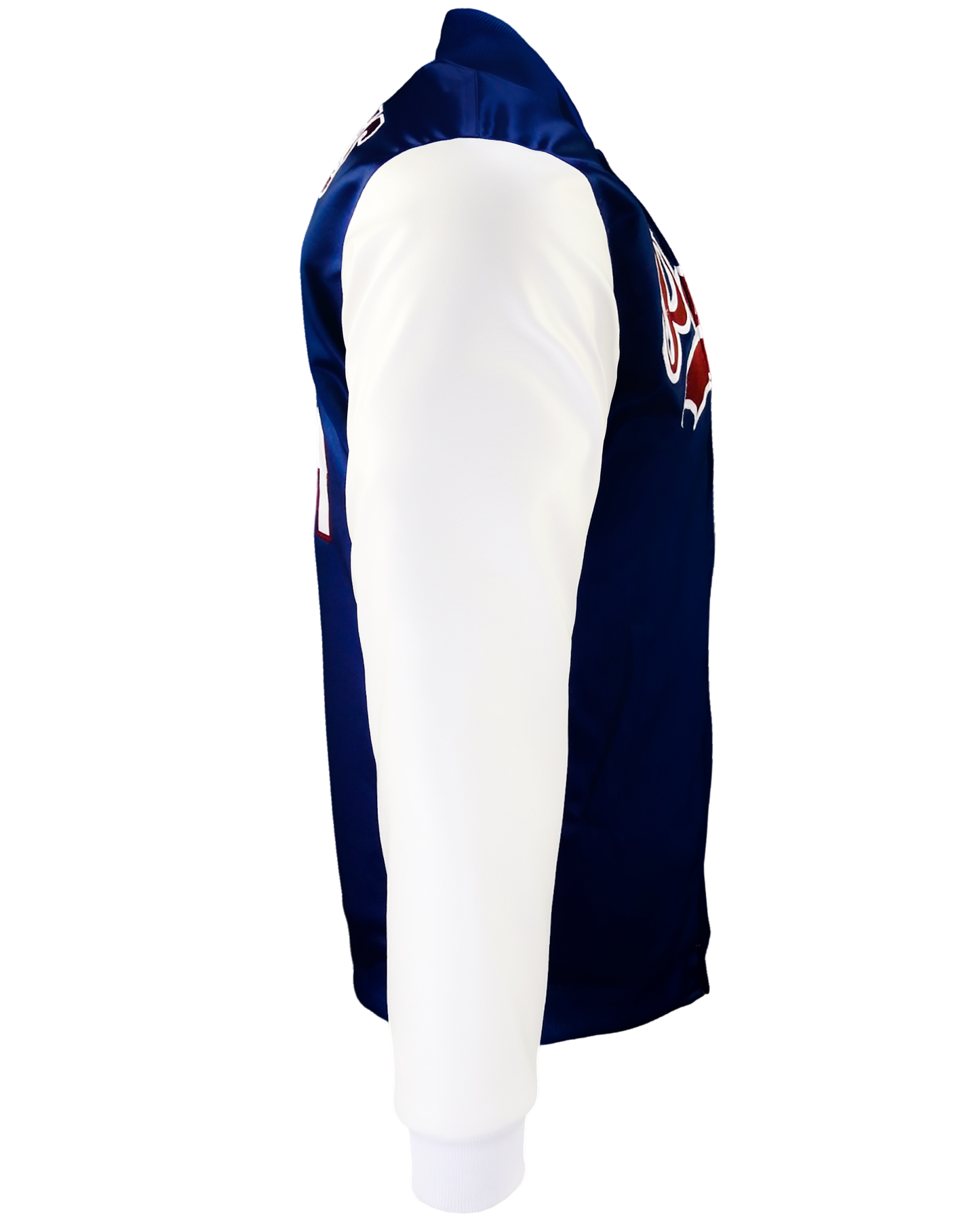 Letterman Jacket w/ Faux Leather Sleeves and Polyquilted Liner