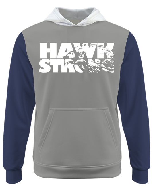 Dyed Heavy Performance Fleece Hoodie w/ Sleeve Cuffs
