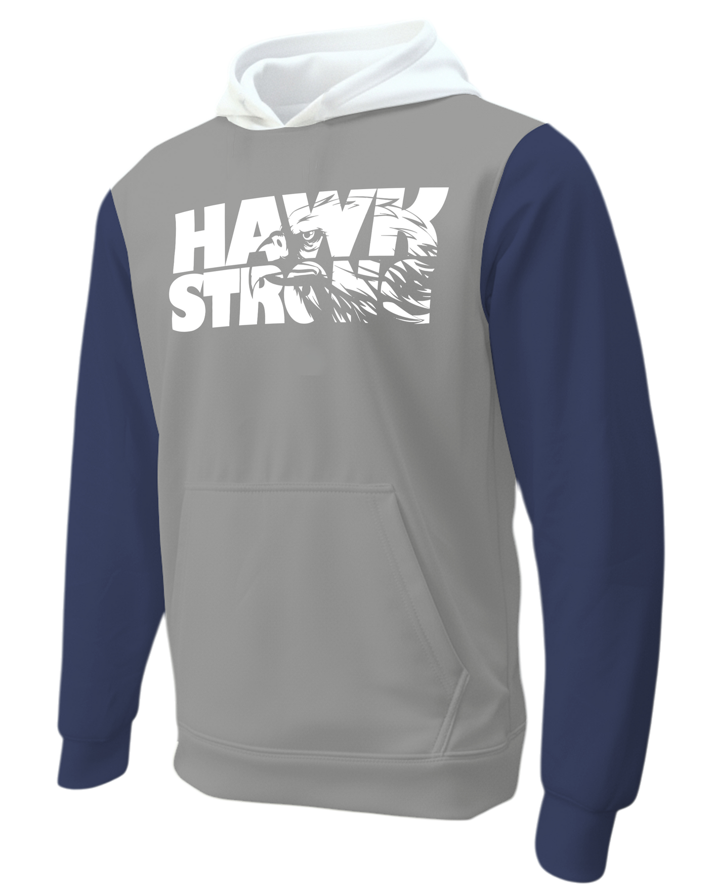 Dyed Heavy Performance Fleece Hoodie w/ Sleeve Cuffs