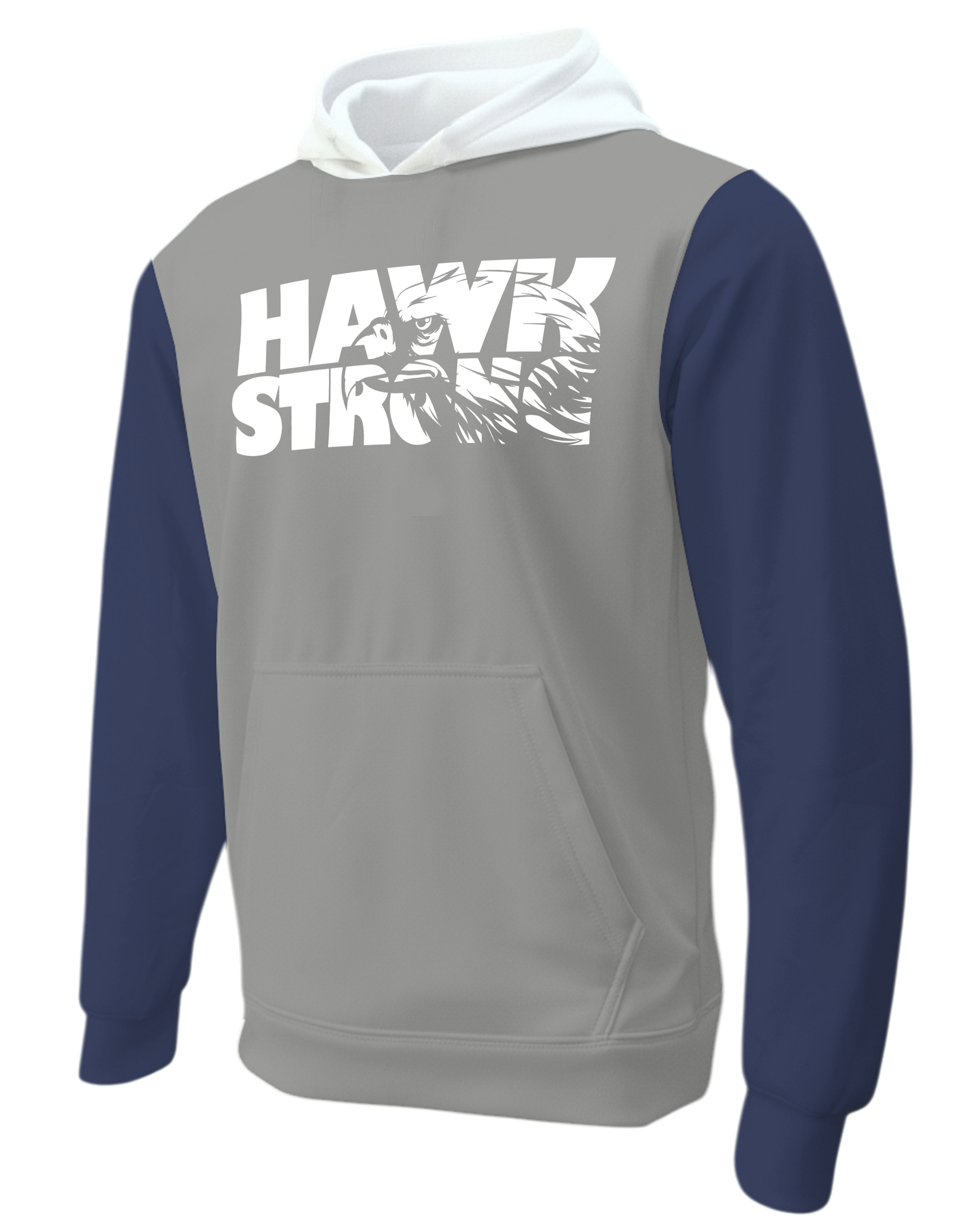 Dyed Heavy Performance Fleece Hoodie w/ Sleeve Cuffs