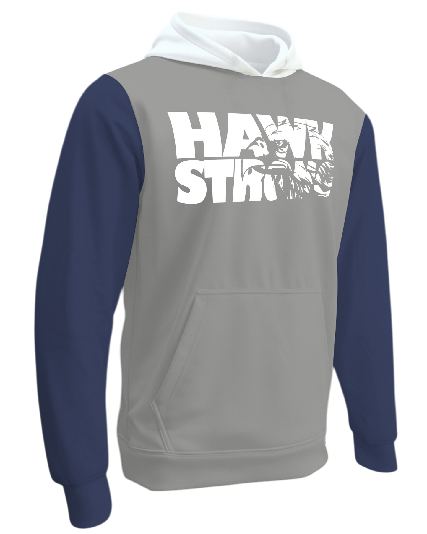 Dyed Heavy Performance Fleece Hoodie w/ Sleeve Cuffs
