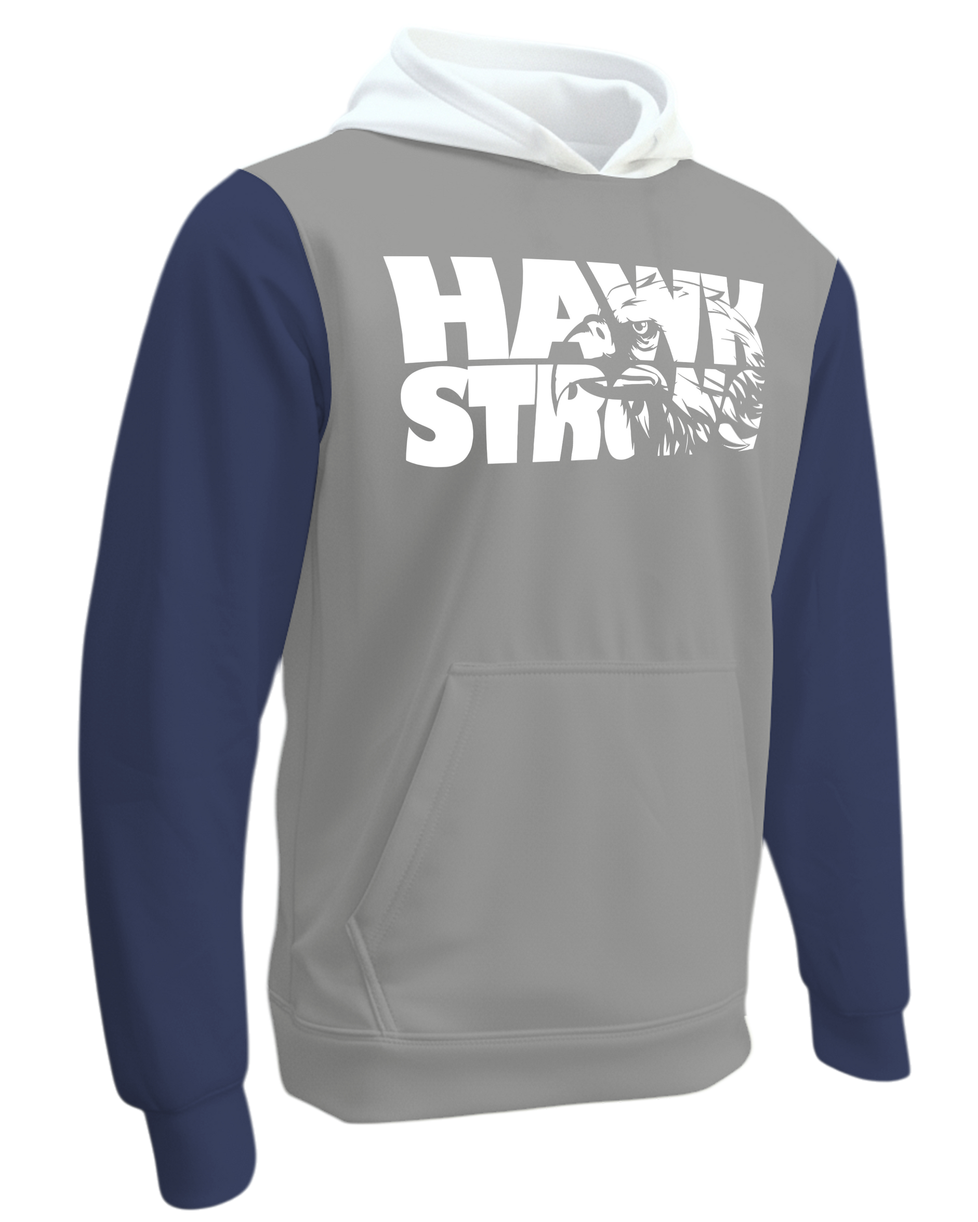 Dyed Heavy Performance Fleece Hoodie w/ Sleeve Cuffs