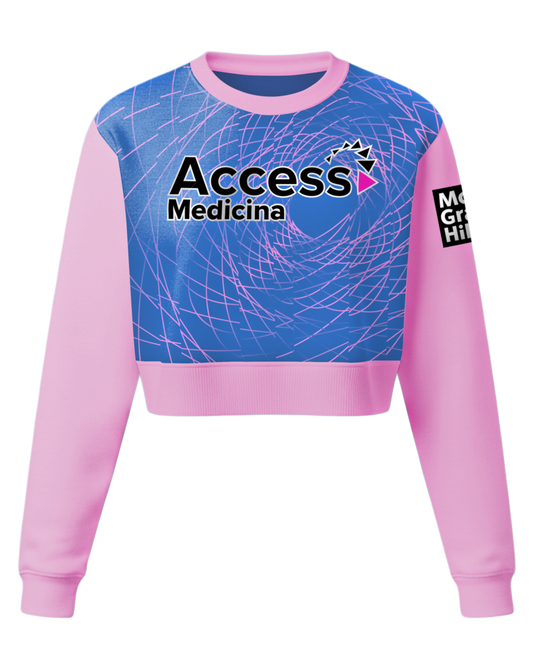 DryFit Performance Pullover Crew Crop Top